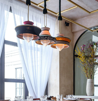 Lustre suspendu moderne en cristal de style nordique avec abat-jour en tissu, blanc chaud, intensité variable, lampe de plafond intérieure AC pour hôtels