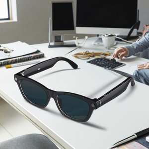 Lunettes Intelligentes IA avec <span class=keywords><strong>Enregistrement</strong></span> Caméra 4 Go IP65 Vidéo <span class=keywords><strong>Audio</strong></span> 1080P Traduction Chat IA Appel BT Musique Transfert Wi-Fi V03 - Product Image 1