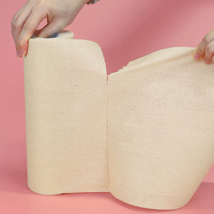 Paño de cocina no tejido de color natural, lavable, de doble uso (seco y húmedo), desechable, para ollas y sartenes - Product Image 1