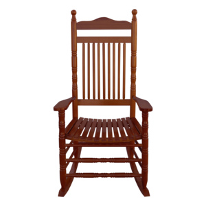 Sedia a <span class=keywords><strong>Dondolo</strong></span> in Legno di Pioppo, Design Tradizionale per Appartamenti e Soggiorni all'Aperto, Ecologica, Resistente, Facile da Installare - Product Image 2
