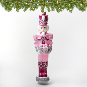 Rose Premium Noyer Homme Marionnette Verre Artisanat Noël Enfants Artisanat Ornement <span class=keywords><strong>Casse</strong></span>-<span class=keywords><strong>Noisette</strong></span> Pendentif - Product Image 6