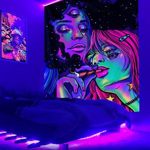 Unison UV psicodélico Trippy <span class=keywords><strong>Fractal</strong></span> Tapiz - Product Image 6