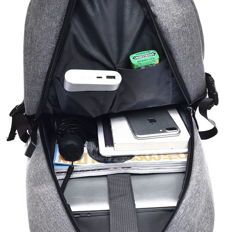 Imperméable à l'eau Voyage Ordinateur Portable Sac À Dos Anti-Vol Durable Ordinateurs Portables Sac À Dos avec Port De Chargement USB