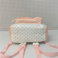 Nouveau Sac à Dos Scolaire Léger à Pois 2026 pour la Rentrée des Classes, Sac d'École Étudiant Décontracté avec Nœud et Poche Avant – Vente en Gros