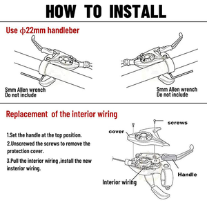 Vente en gros de leviers de vitesses pour vélos de montagne, en aluminium, 7/8/21/24 vitesses, pièces de dérailleur - Product Image 2