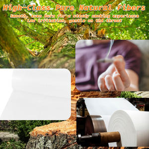 Papier à rouler Alien Go Pure White Rice Color Smoking Pure Vegan Gum Thin Leaves Slim Xl Paper Cigarette Packaging Rolling Paper - Product Image 6