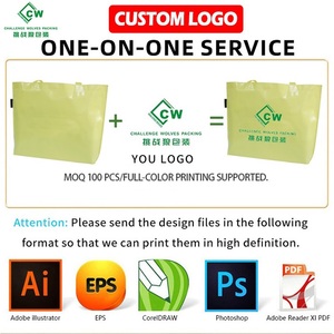 Bolso de compras no tejido respetuoso con el medio ambiente personalizado con patrón de impresión de rejilla bolso no tejido de costura duradero para supermercado - Product Image 2