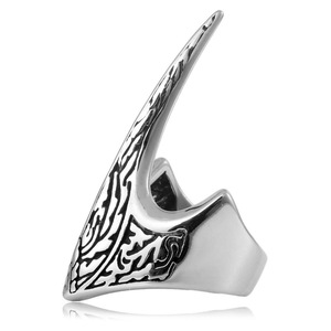 yunnique Men's <b>Titanium</b> Steel Bird Beak <b>Ring</b> Animal Zodiac Punk Jewelry Gift FY24001 - Product Image 3