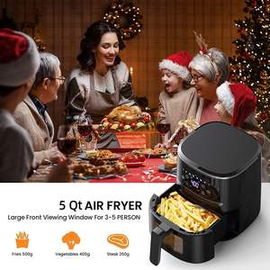 Large Capacity Electric <b>Deep</b> Digital Control Without Oil <b>Fryer</b> Oven Hot Air <b>Fryer</b> Product 7l 1350W Window Air <b>Fryer</b> for Home Use - Product Image 5