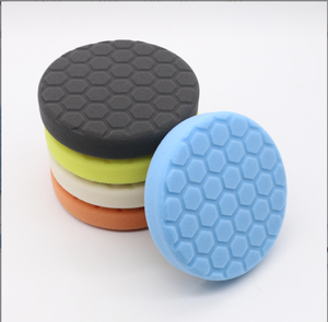 Pour <span class=keywords><strong>SPTA</strong></span> 1pc 5 pouces 125mm T20 Hex-Logic rouge finition <span class=keywords><strong>polisseuse</strong></span> tampon de voiture composé polonais faire cire 125mm rouge éponge de polissage - Product Image 4