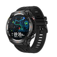 KC82 GPS pour hommes et femmes pour le sport de plein air étanche bluetooth Smartwatch boussole réponse faire des appels APP surveillance de la santé montre intelligente