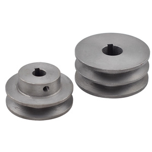 Puleggia per Cinghia a V con Doppia Scanalatura in Ghisa, Dimensioni Standard SPA SPB SPZ, con Boccola Conica e Mozzo Solido per Motori di Trasportatori - Product Image 4