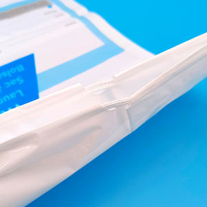 Bolsas <span class=keywords><strong>de</strong></span> Lavandería con Cordón y Logotipo Personalizable, Impresión en Huecograbado, con Espacios <span class=keywords><strong>para</strong></span> Escribir, <span class=keywords><strong>para</strong></span> Calcetines, Material PE Resistente, Empaque Personalizado - Product Image 2