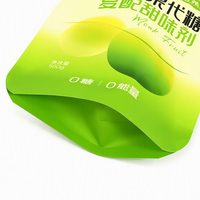 Op maat gemaakte full colour UV-print effect staande spout pouch met uitgiettuit voor sap, puree, vloeibare producten, plastic verpakkingszakken