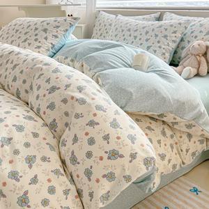 2025ชุดเซตผ้านวมคลุมเตียงขนแกะคุณภาพดีชุดเดียวเจ็ดชิ้นกันน้ำ300TC ฤดูใบไม้ร่วง - Product Image 3