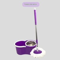 Seau de nettoyage Haoshen à huit caractères de troisième génération, serpillière rotative à pression manuelle pour nettoyage des sols domestiques sans effort