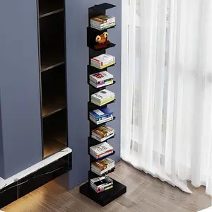 Piano invisibile libreria ad angolo negozio stretta Multi-strato piccola scaffalatura scrivania libri verticali camera da letto