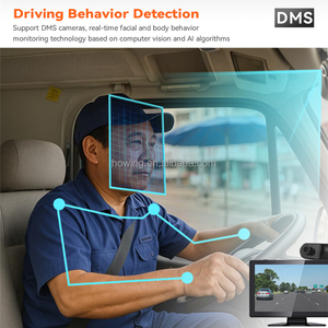 10 "Android ai BSD DMS ADAS wifi xe tải hệ thống camera với DVR, điểm mù phát hiện đảo ngược sao lưu màn hình cho RV xe buýt máy kéo - Product Image 5