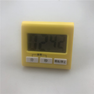 Electronic Timer 60 Minute Countdown Battery Powered Rectangle Shape Tabletop Use White Yellow Black Pink Colors - Product Image 3