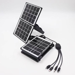Solar Charger 4W Monocrystalline Foldable Panel Waterproof For <b>5V</b> Devices Outdoor Use - Product Image 1