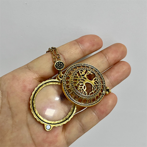 สร้อยคอจี้ต้นไม้แห่งชีวิตพร้อมจี้สร้อยคอทองคำจี้ยาว - Product Image 3