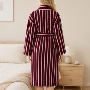 All'ingrosso personalizzato Unisex vestaglia elegante pigiama di cotone di spugna per la primavera estate autunno accappatoio da <span class=keywords><strong>donna</strong></span> firmato abbigliamento estivo - Product Image 3
