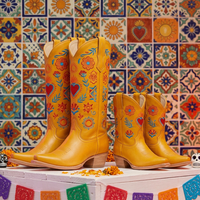 Bottes à talons hauts pour femmes, bottes en cuir pour filles, nouveau design, bottes hautes pour femmes, bottes en cuir antidérapantes, bottes à découpe en V pour filles