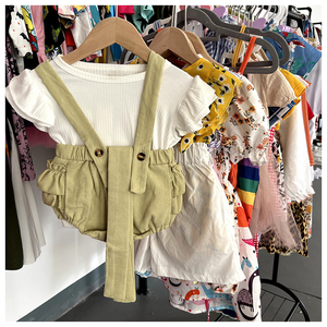 Exportés vers le monde entier vente en gros vêtements pour enfants Patedpated vêtements stock Ropa de Bebe, livraison aléatoire Patedpated enfants fournisseur - Product Image 2