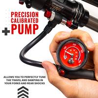 FAST Portable Bicycle Fork High Pressure 300PSI Aluminum Pump Durable Inflator