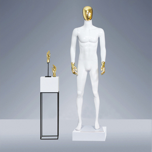 Di modo Bianco Lucido con la Testa Maniquines Corpo Pieno di Modelli di Visualizzazione della Finestra Uomo Mannequin Vestiti Manichini Maschili Per Gli Uomini - Product Image 5