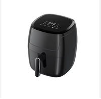 Penjualan Terlaris Model Baru Penggorengan Udara Listrik Pintar Bebas Minyak Kapasitas Besar Kontrol Timer Digital Layar LCD Otomatis Rumah Tangga