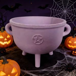 Caldero de Hierro Fundido con Pentáculo de Colores para Decoración de Halloween - Product Image 4