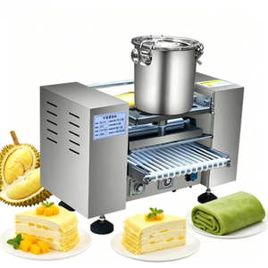 Machine automatique électrique pour samosas, rouleaux de printemps, snacks sucrés, pâtes, roti, tortillas, raviolis, crêpes, gâteaux au durian <span class=keywords><strong>et</strong></span> crêpes - Product Image 1