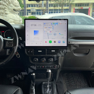 Zwnav 16.8 Inch Carplay Đối Với Jeep Wrangler Jk 2011 2017 <span class=keywords><strong>Android</strong></span> 14 Đài Phát Thanh Xe Video Player Auto GPS Navigation Không Dây Carplay - Product Image 6