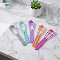 Lot de 3 gratte-langues portables en paille de blé certifiés ISO CE CoralClean – Combat la mauvaise haleine, respectueux de l'environnement
