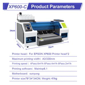 Impresora DTF Procolored de 30 cm de Doble Cabezal XP600, Impresoras DTF A3 para Camisetas, Gran Venta - Product Image 2