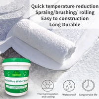 Peinture solaire réfléchissante imperméable et résistante au soleil, revêtement isolant thermique, peinture réfléchissante solaire pour toiture en acier métallique