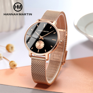 Hannah Martin HM1335 Montres-bracelets de luxe pour femmes <span class=keywords><strong>Prix</strong></span> de gros 3 bars Étanche Cadran de mode Montres à quartz en alliage du Japon - Product Image 2