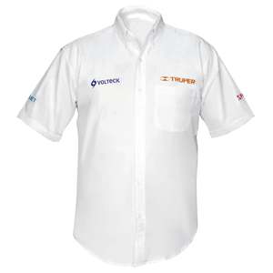 Camicia a maniche corte bianca CAM-BCO-CS Truper taglia CH