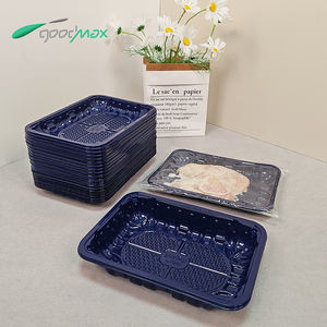 Plateau alimentaire en plastique <span class=keywords><strong>PET</strong></span> écologique OEM/ODM Récipient d'emballage scellable jetable pour viande congelée de supermarché - Product Image 2