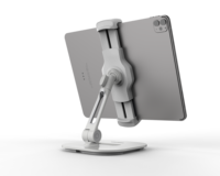 Support de tablette réglable en métal pour iPad et téléphones, en ABS et alliage d'aluminium