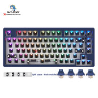 Kit Keyboard Gaming Mekanik Hot Swap Original Skyloong GK75 dengan LED yang Dipasang di PCB untuk OEM