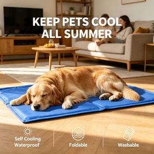 Tapis rafraîchissant pour animaux <span class=keywords><strong>de</strong></span> compagnie, lavable, coussin rafraîchissant pour <span class=keywords><strong>chien</strong></span>, <span class=keywords><strong>lit</strong></span> rafraîchissant d'été pour chiens et chats, OEM ODM, vente en gros, usine - Product Image 2