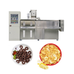 250 kg/h automático avena copos de maíz que hacen la máquina extrusora desayuno cereales línea de producción - Product Image 1
