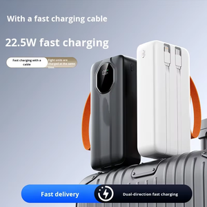 Popolare Prodotto per il Commercio Estero: Power Bank in Plastica da 30.000 mAh con Doppi Cavi di Ricarica, Batteria a Ricarica Rapida Bidirezionale da 22.5W - Product Image 3