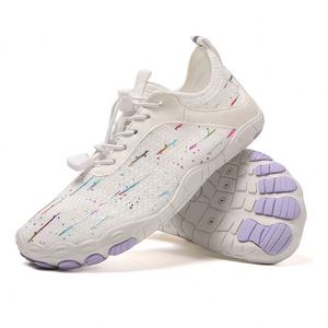 Nouvelles Chaussures de Sport pour Femmes en Daim à Enfiler, Semelle Épaisse, Semelle Intermédiaire en TPU, Motif Floral, Antidérapantes, Absorption des Chocs, Tout-Terrain - Product Image 4