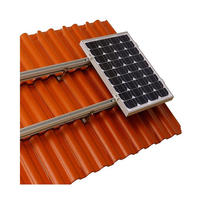 Structure de montage photovoltaïque sur mesure optimisée en termes de coût, fabriquée en Chine, pour système de panneaux solaires sur toit de terrasse