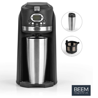 Beem Grind & Brew Ein-Tassen-Kaffeemaschine Basic Selection 2-in-1 Kaffeemühle und Kaffeemaschine