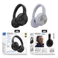 Nouveaux écouteurs supra-auriculaires sans fil AKZ-1003 à réduction de bruit active, autonomie ultra-longue, design minimaliste pour téléphone portable
