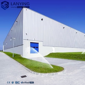 Grandes Almacenes de Estructura de Acero para Almacenamiento, Oficina, Taller, Salón, Supermercado, con Alta Resistencia al Viento - Product Image 1